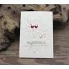 Liebeskarte zum Valentinstag – Handgemachte Grußkarte für deinen Herzensmensch, A6, mit Herzen