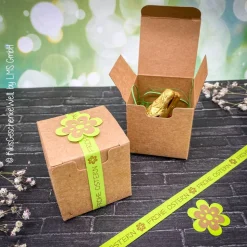 Lindt Osterhase Geschenkschachtel - Ostergeschenk, Mitbringsel, Ostern, Gastgeschenk, Osterdeko, personalisiert.