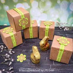 Lindt Osterhase Geschenkschachtel - Ostergeschenk, Mitbringsel, Ostern, Gastgeschenk, Osterdeko, personalisiert.