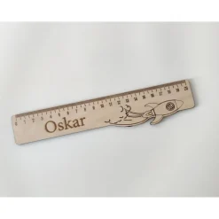 Lineal mit Namen Holzlineal Schule Einschulung Schulkind verschiedene Motive