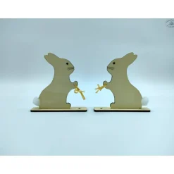 Lolli-Halter Osterhase aus Holz