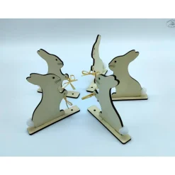 Lolli-Halter Osterhase aus Holz