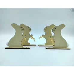 Lolli-Halter Osterhase aus Holz