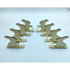 Lolli-Halter Osterhase aus Holz