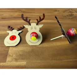 Lolli-Halter „Rentier“ / Lutscher-Halter