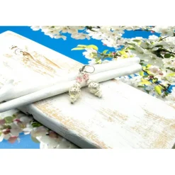 Lässige verspielte Ohrringe aus Metall & Silberfarben, rosa, Unikatschmuck – Geschenkidee für Frauen