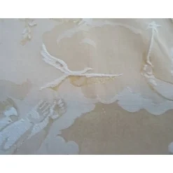 Läufer in goldenem Engel-Dekor. 140 x 45 cm