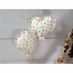 Luftballons aus Stoff weiß beige