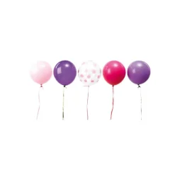 Luftballons im Rosa-Lila Mix
