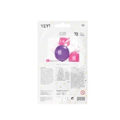 Luftballons im Rosa-Lila Mix