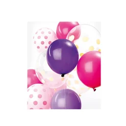 Luftballons im Rosa-Lila Mix