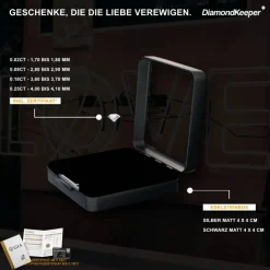 Lupenreine feinweisse Diamanten ab 0.02ct bis 0.25ct inkl. Echtheitszertifikat oder GIA Zertifikat & Lasergravur