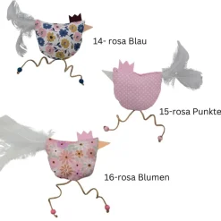 lustige Hühner  Frühjahrs-Deko