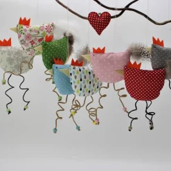 lustige Hühner  Frühjahrs-Deko