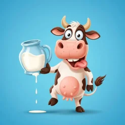 Lustige Kuh-Tasse "Darf es etwas Milch sein?" – Originelles Geschenk für Tierfreunde & Humor-Liebhaber