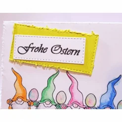 Lustige Osterkarte Wichtel Grußkarte Ostern Osterei