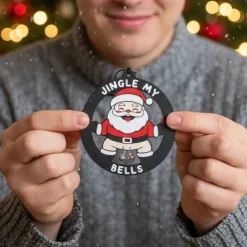 Lustiger Baumschmuck | Weihnachten Ornament | Weihnachtsanhänger | Weihnachtskugel | Geschenkidee Weihnachten