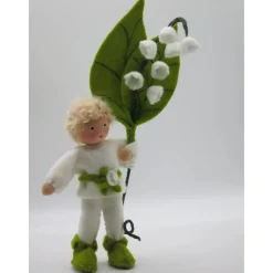 Maiglöckchen Junge - Jahreszeitentisch - Waldorf Art - handgefertigte ,einzigartige Blumenkinder - Art.Nr.FR6
