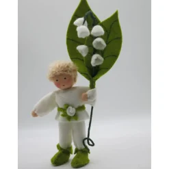 Maiglöckchen Junge - Jahreszeitentisch - Waldorf Art - handgefertigte ,einzigartige Blumenkinder - Art.Nr.FR6