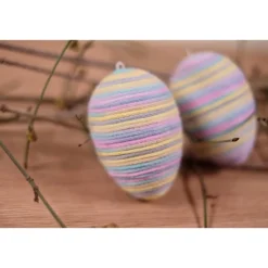 Makramee Ostereier in Pastelltönen – Handgemachte farbenfrohe Frühlingsdeko für das Osterfest