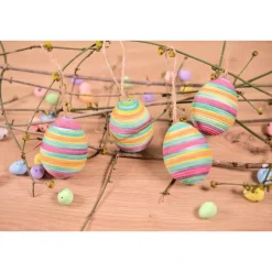Makramee Ostereier Rainbow – farbenfrohe Frühlingsdeko für dein Osterfest
