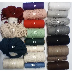 Makramee Tannenbaum Wandbehang – Handgefertigte Weihnachtsdeko aus Baumwollgarn