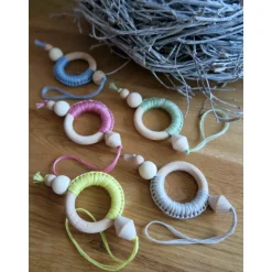 Makramee Weihnachtsschmuck - Weihnachtsbaum Anhänger