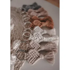 Makrameeanhänger • Makramee • Herz • Schlüsselanhänger • Herzanhänger • Makrameeschlüsselanhänger • Accessoires • Nikola