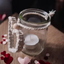 Makramee-Herzen – Handgefertigte Deko, Geschenkanhänger  Hochzeitsdeko