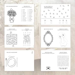 Malbuch digital | Hochzeit Unterhaltung für Kinder | personalisierbar | Mal - & Aktivitätenbuch | PDF