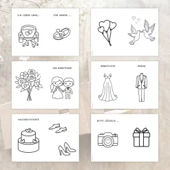 Malbuch für Kinder | Hochzeit Unterhaltung für Kinder | 20 Seiten mit Ausmalbildern | Digitale Datei PDF | DIY