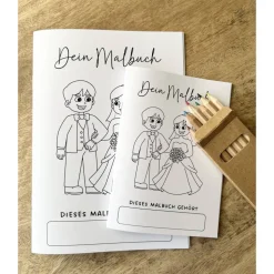 Malbuch Nr.1 | Malbuch Hochzeit für Kinder | Mal- & Aktivitätenbuch | Rätselspaß | Unterhaltung Kinder Hochzeit | DIN A5