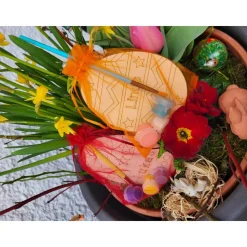 Malset Osterei, Giveaway, Kinder Malset, Ostereier, personalisiert m. Namen, Acryl Set, Osterpaket, Pinsel, Acryl, Ei