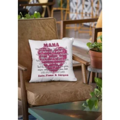 Mama Kissen mit Namen - Geschenk zum Geburtstag Mama - Geschenke für Frauen