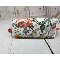 Mappe/Kosmetiktasche Blumen retro in 3 Größen – Federmäppchen & Stiftetasche aus