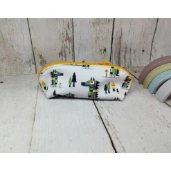 Mappe/Kosmetiktasche Krokodil in 3 Größen – Federmäppchen & Stiftetasche aus