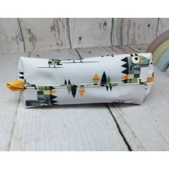 Mappe/Kosmetiktasche Krokodil in 3 Größen – Federmäppchen & Stiftetasche aus