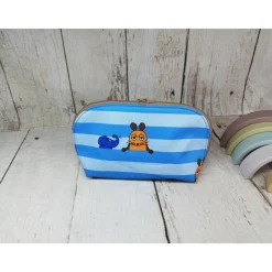 Mappe/Kosmetiktasche Sendung mit der Maus blau in 3 Größen – Federmäppchen & Stiftetasche aus