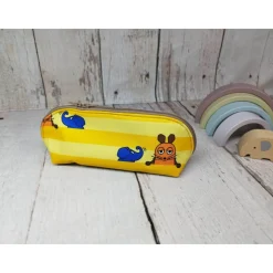 Mappe/Kosmetiktasche Sendung mit der Maus gelb in 3 Größen – Federmäppchen & Stiftetasche aus