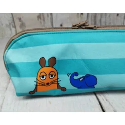 Mappe/Kosmetiktasche Sendung mit der Maus mint in 3 Größen – Federmäppchen & Stiftetasche aus
