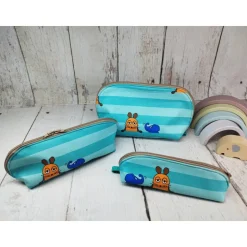 Mappe/Kosmetiktasche Sendung mit der Maus mint in 3 Größen – Federmäppchen & Stiftetasche aus