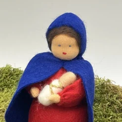 Maria - Jesuskind - klein - Jahreszeitentisch - Krippenfiguren  - Winter - Weihnachten