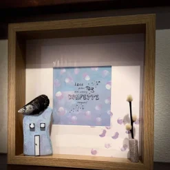 Maritime Deko personalisiert – Handmade Geschenk Baby & Freundin | Shabby Chic Treibholz Häuschen