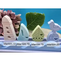 Maritime Steckerchen – Handgemachte Deko in Pastell zum Sammeln & Kombinieren