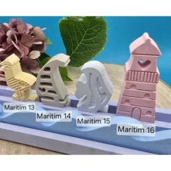 Maritime Steckerchen – Handgemachte Deko in Pastell zum Sammeln & Kombinieren