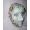 Maske, Frühling, handbemalt, Serviettentechnik, Pappmache
