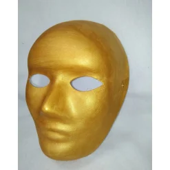 Maske, Sonnenkönig, gold, handbemalt, Pappmache
