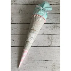 Mädchen Schultüte Katze Sissi aus Stoff personalisiert 70 cm