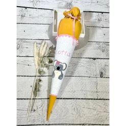 Mädchen Schultüte Koala Coco aus Stoff/Musselinstoff 70 cm
