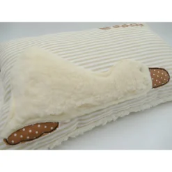 Mädchenkissen Jungenkissen Schmusekissen Kuschelkissen Ente Entchen mit gesticktem Namen